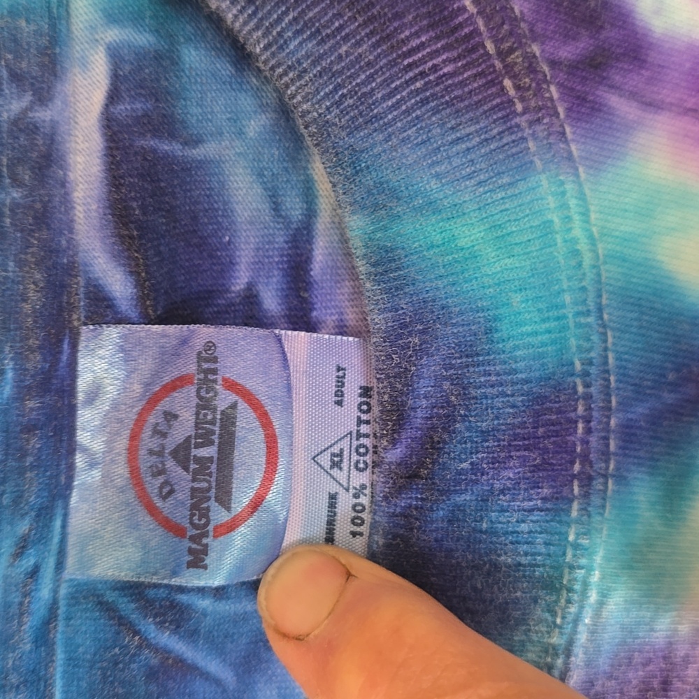 THE MOODY BLUES,XL, Tie-Dyed 2005 USA TOUR T-Shirt - Picture 2 of 4